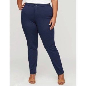 Catherines The Universal Blue Pants Plus Size 26W